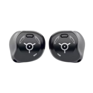 Pair of Unitron Insera black in-the-ear (ITE) hearing aids